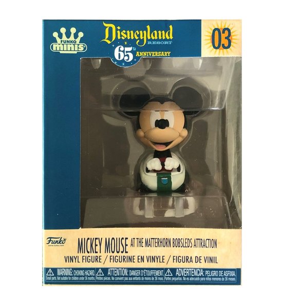 Funko Minis Disneyland 65th Anniversary Mickey Mouse at the Matterhorn bobsleds - Picture 4 of 4